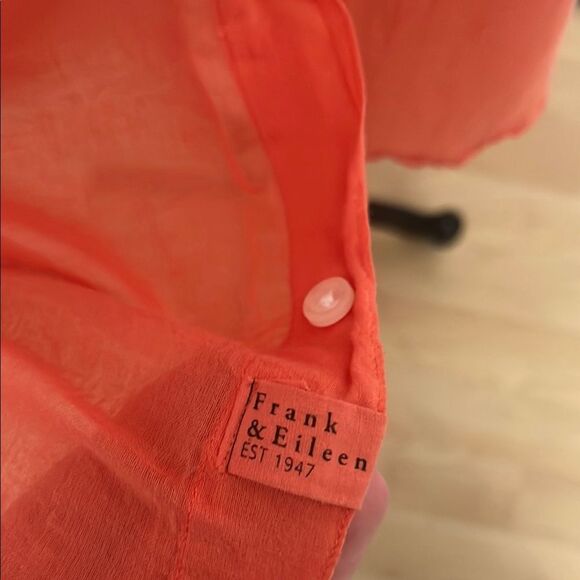 Frank & Eileen Orange Button-Up Shirt - Picture 4 of 5